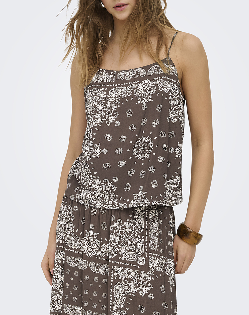 ONLY ONLRAMSE AMBEL STRAP BAND TOP WVN