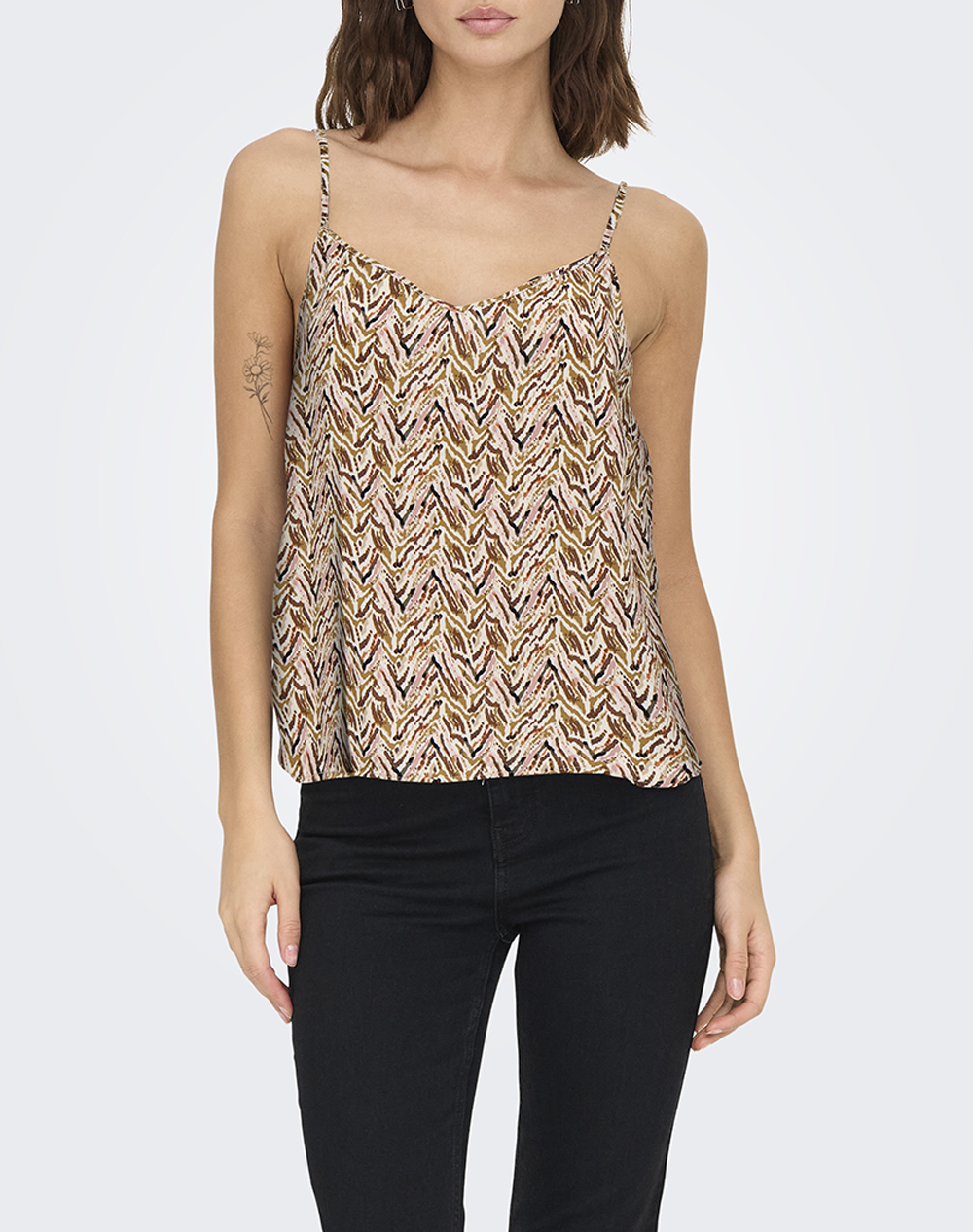 ONLY ONLNOVA LIFE VIS PARIS SINGLET WVN