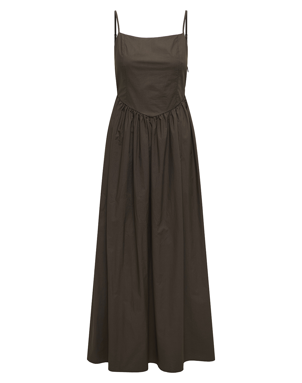 ONLY ONLLIKARA STRAP WAIST LONG DRESS WVN