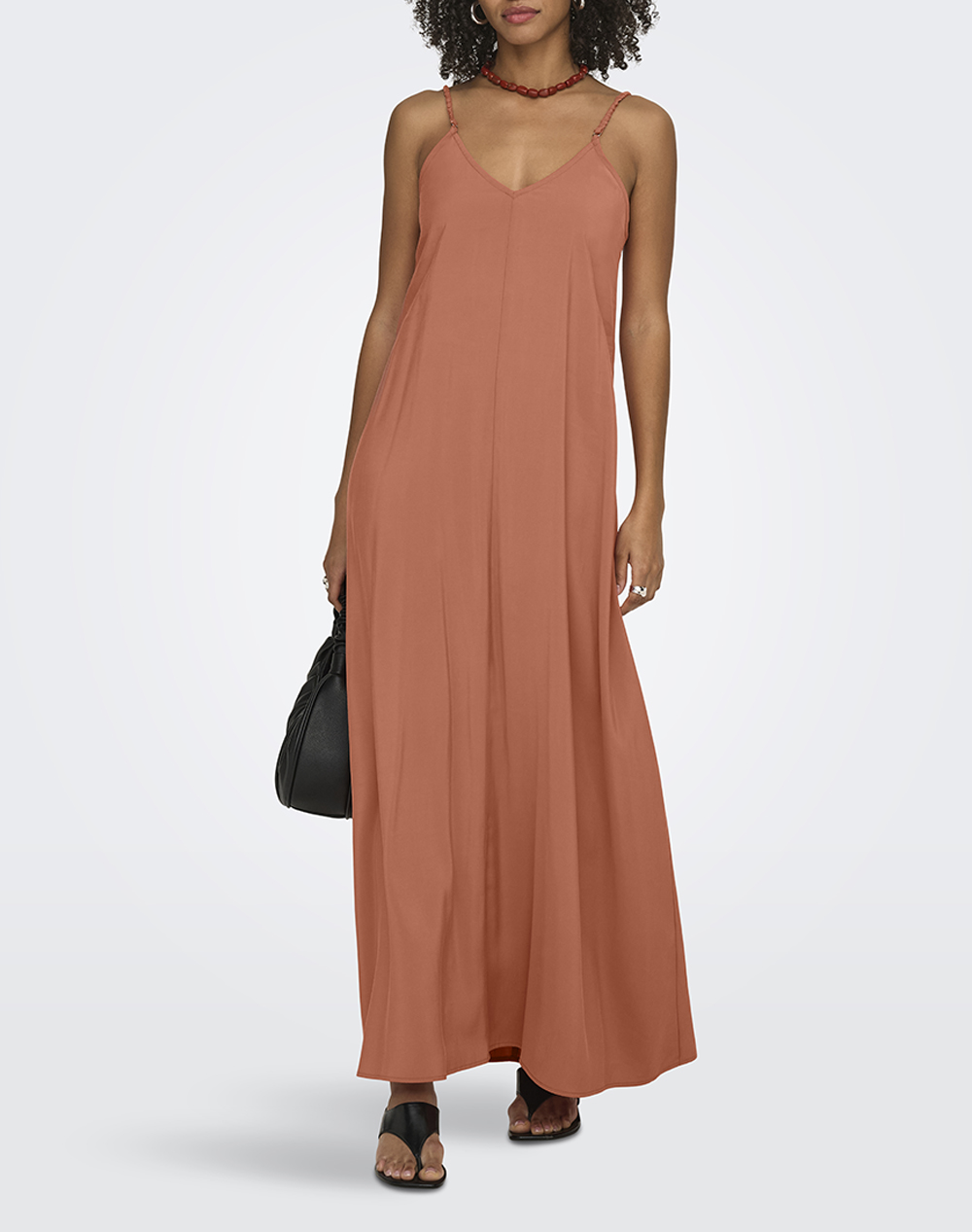 ONLY ONLMADELI OAKLYN STRAP LONG DRESS WVN