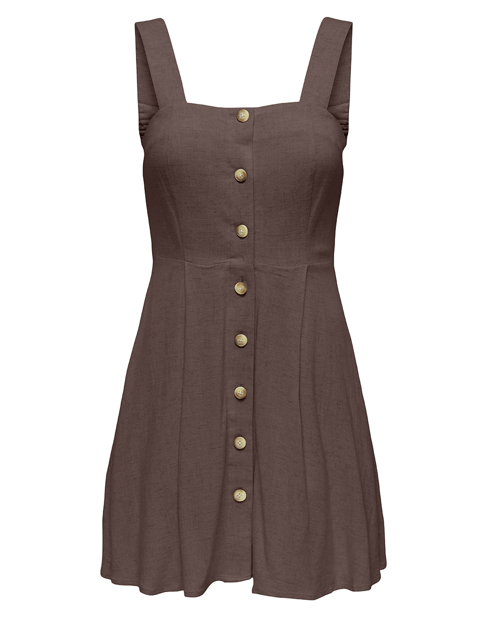 ONLY ONLSIESTA LINEN BL SHORT STRAP DRESS PNT