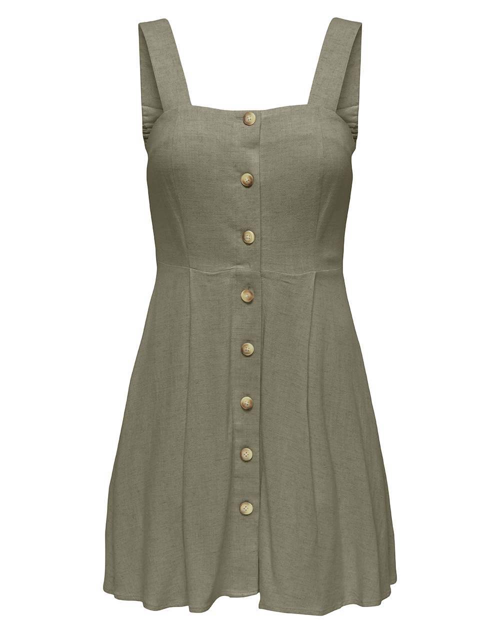 ONLY ONLSIESTA LINEN BL SHORT STRAP DRESS PNT