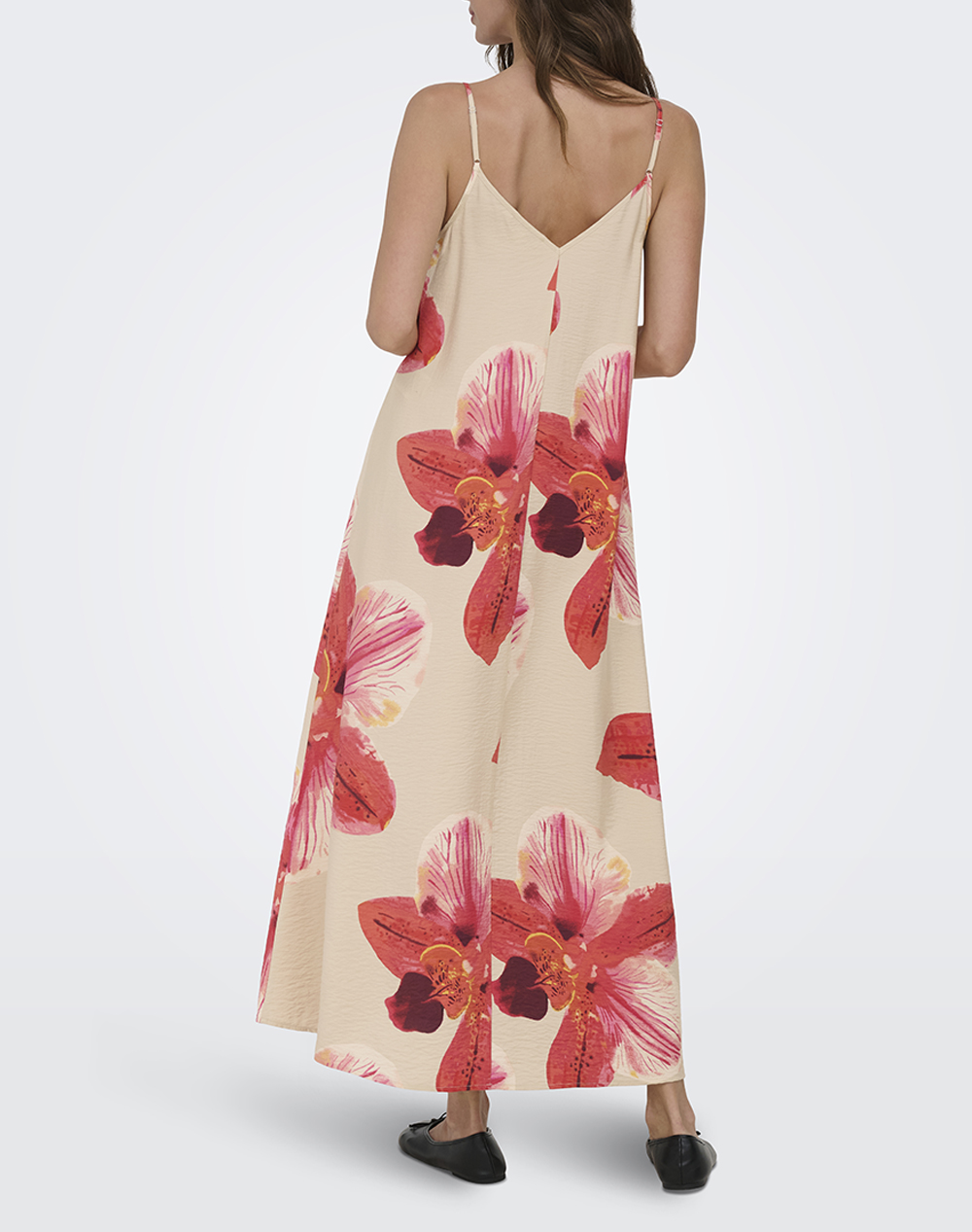 ONLY ONLRESI-ELANOR STRAP BIG FLOWR DRESS WVN