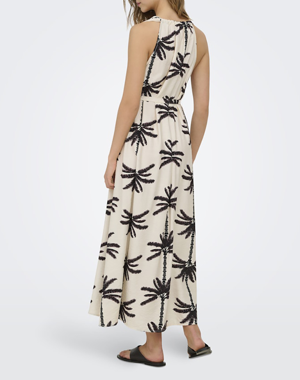 ONLY ONLPALIMA S/L LONG BELT DRESS WVN