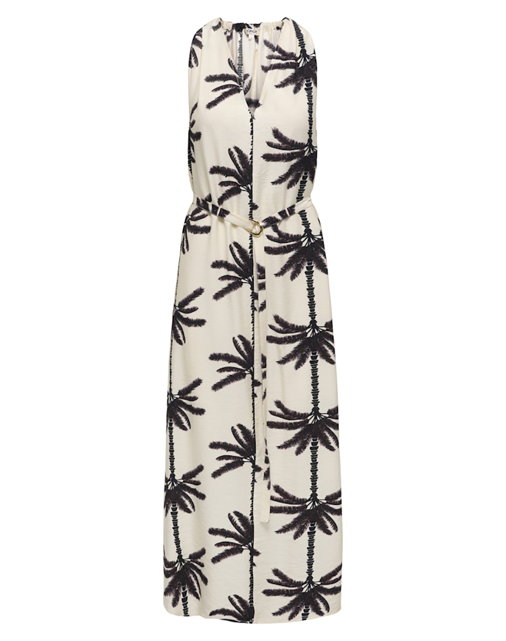 ONLY ONLPALIMA S/L LONG BELT DRESS WVN