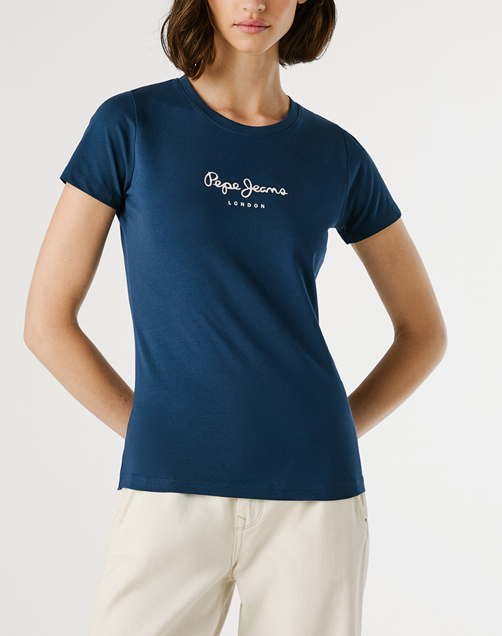 PEPE JEANS ESSENTIALS DROP 2 NEW VIRGINIA SS N ДАМСКА БЛУЗА