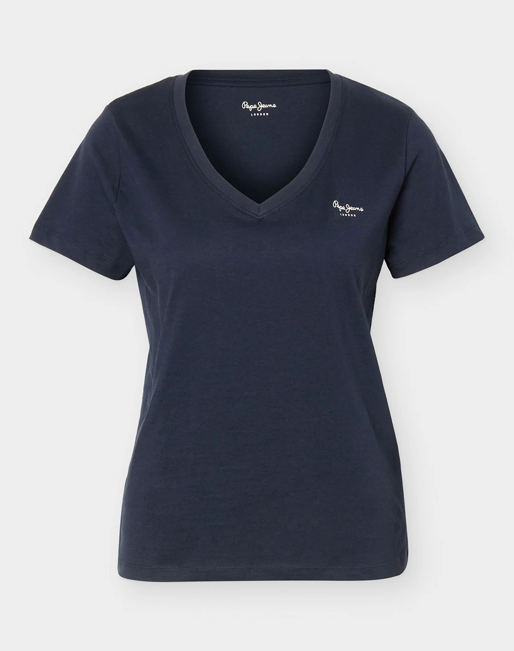 PEPE JEANS ESSENTIALS MAE V NECK WOMENS BLOUSE