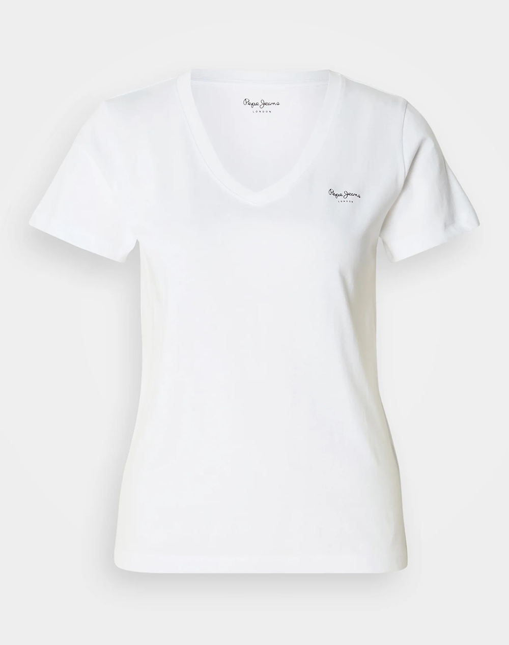 PEPE JEANS ESSENTIALS MAE V NECK WOMENS BLOUSE