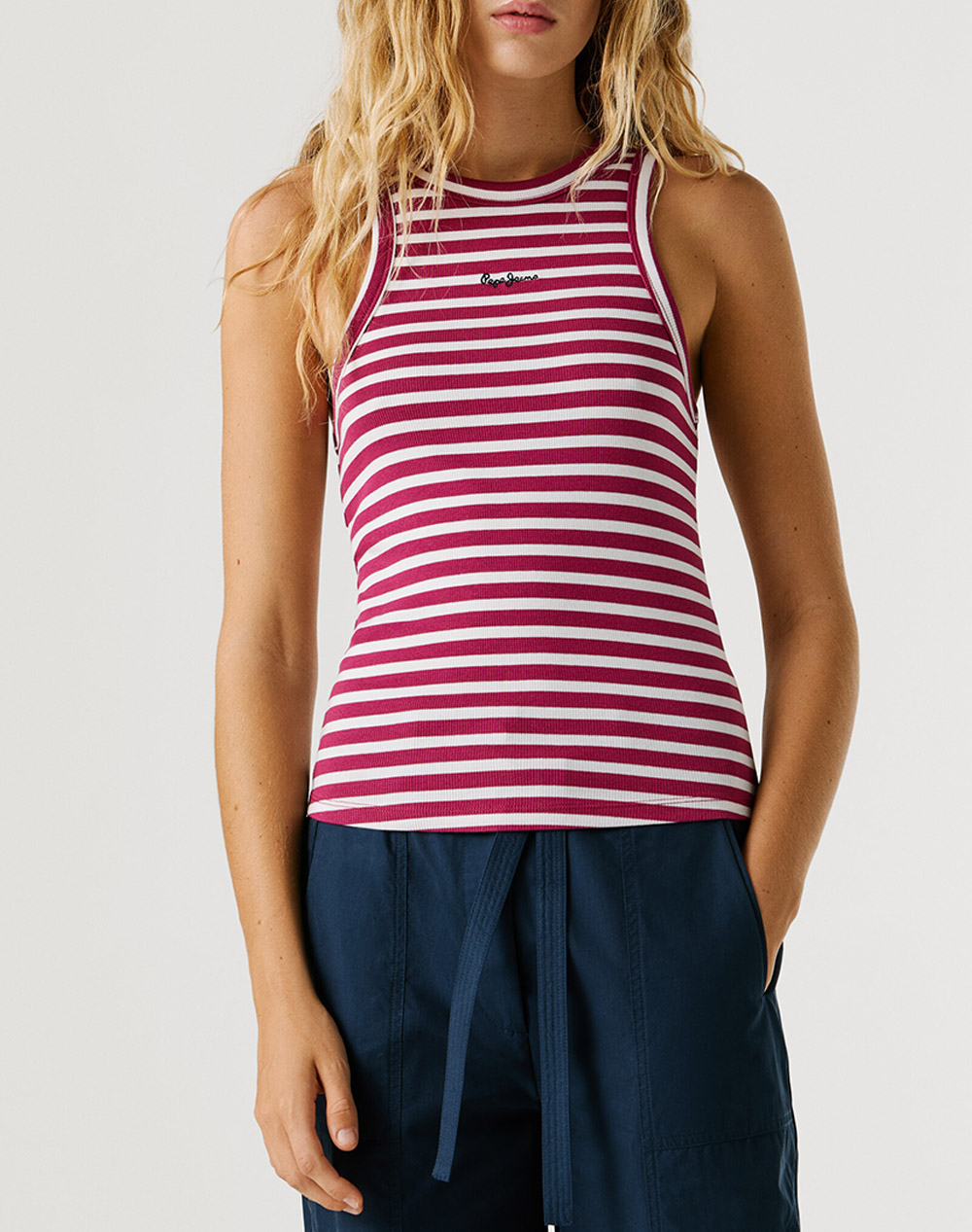 PEPE JEANS ESSENTIALS MARIAN STRIPED WOMENS BLOUSE