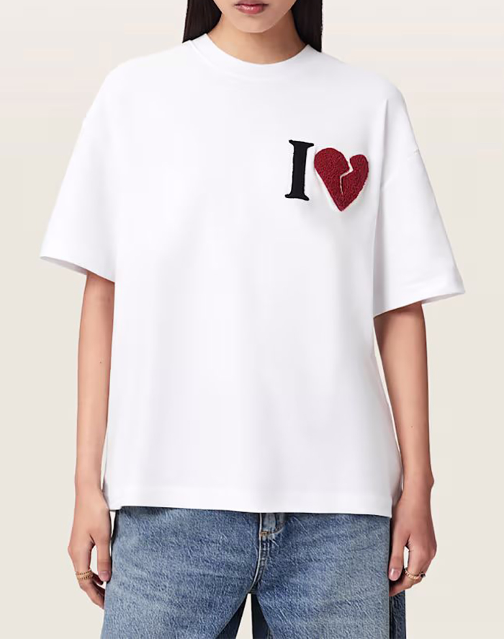 ALL SAINTS HEART ETTA TEE