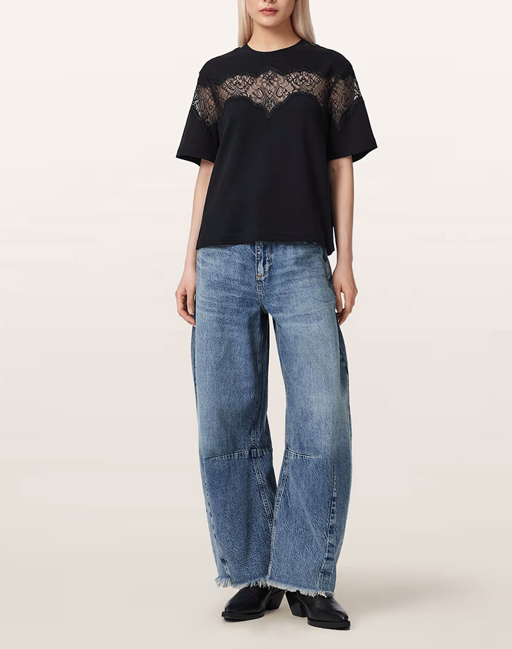 ALL SAINTS LISA LACE TEE
