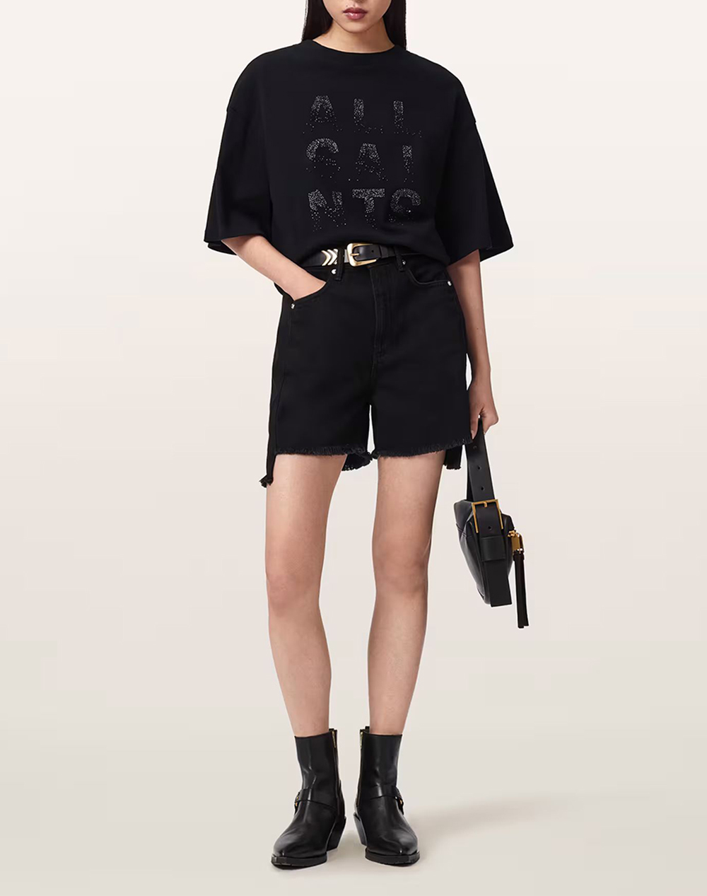 ALL SAINTS STACKS AMELIE TEE