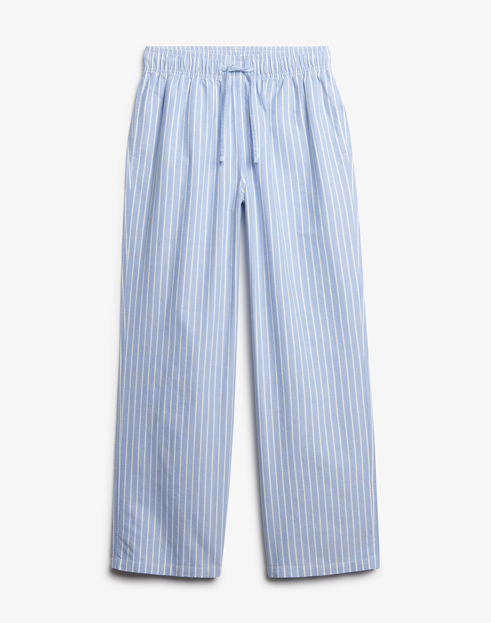 SUPERDRY D2 OVIN COTTON STRIPE ELASTIC TROUSER WOMENS TROUSERS