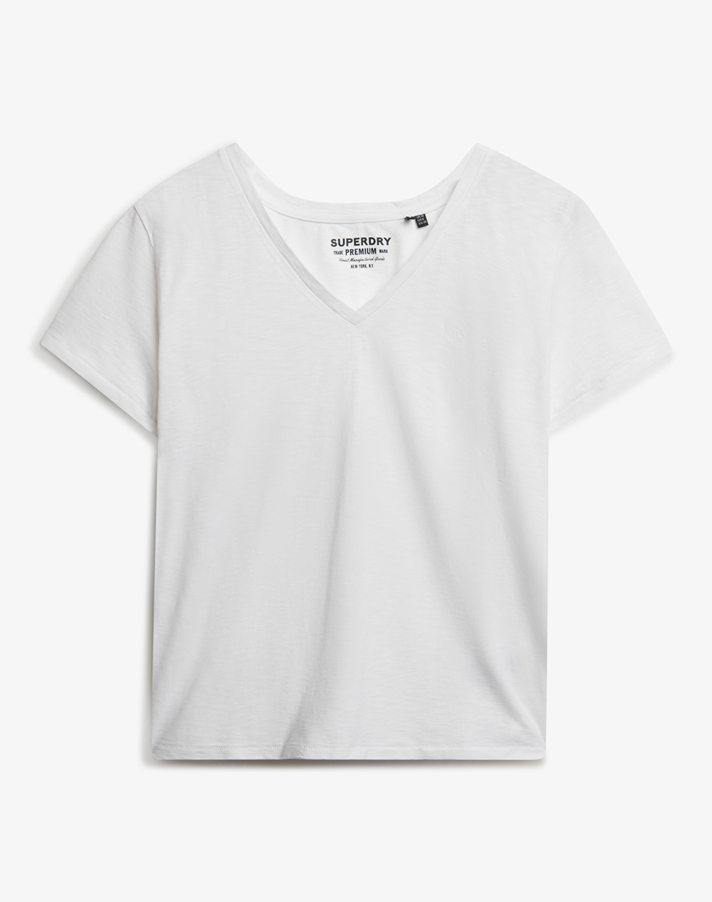 SUPERDRY D1 STUDIOS SLUB EMB VEE TEE ДАМСКА БЛУЗА