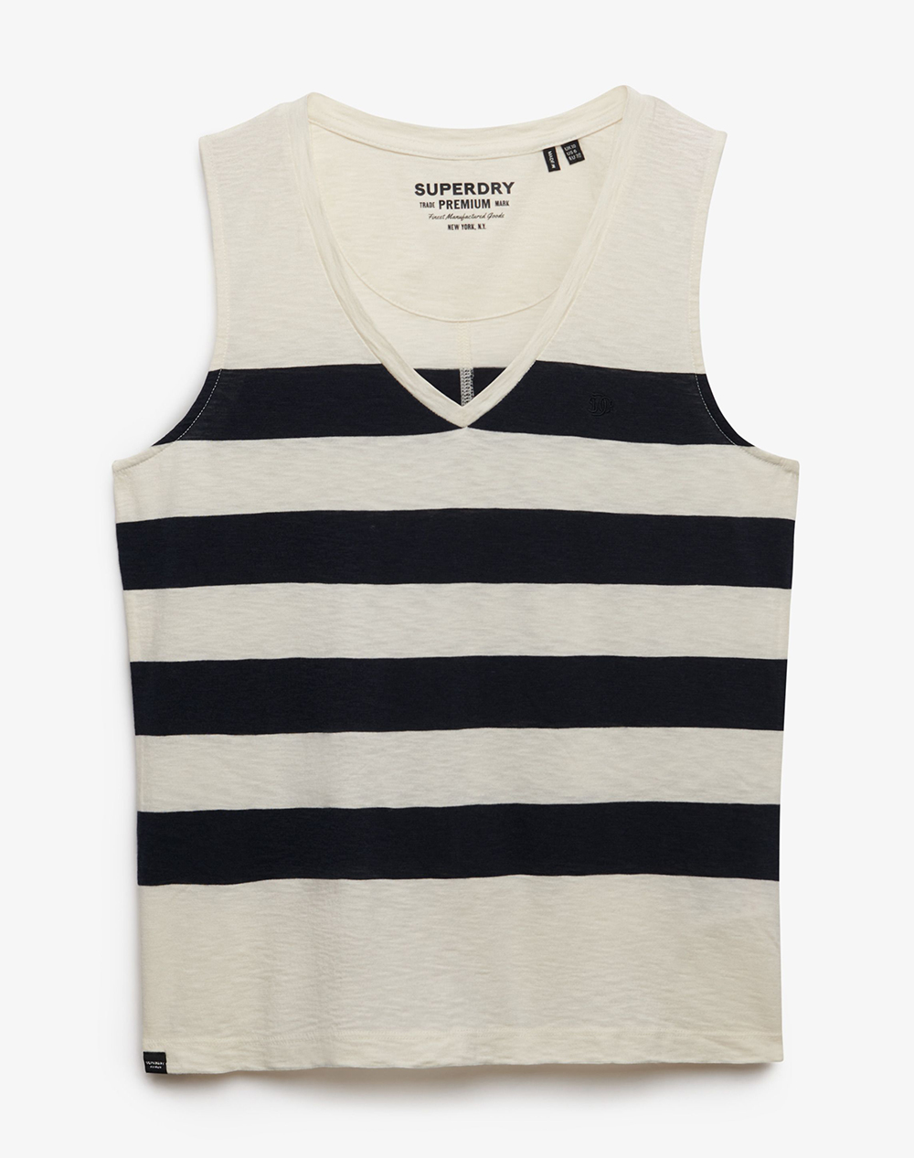 SUPERDRY D3 STUD STUDIOS VEE NECK VEST WOMENS BLOUSE