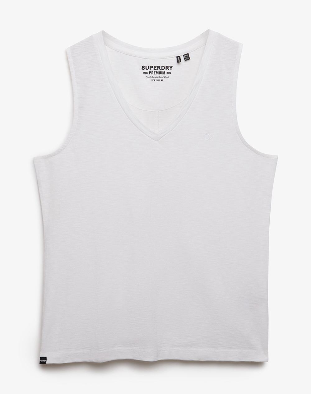 SUPERDRY D3 STUD STUDIOS VEE NECK VEST WOMENS BLOUSE