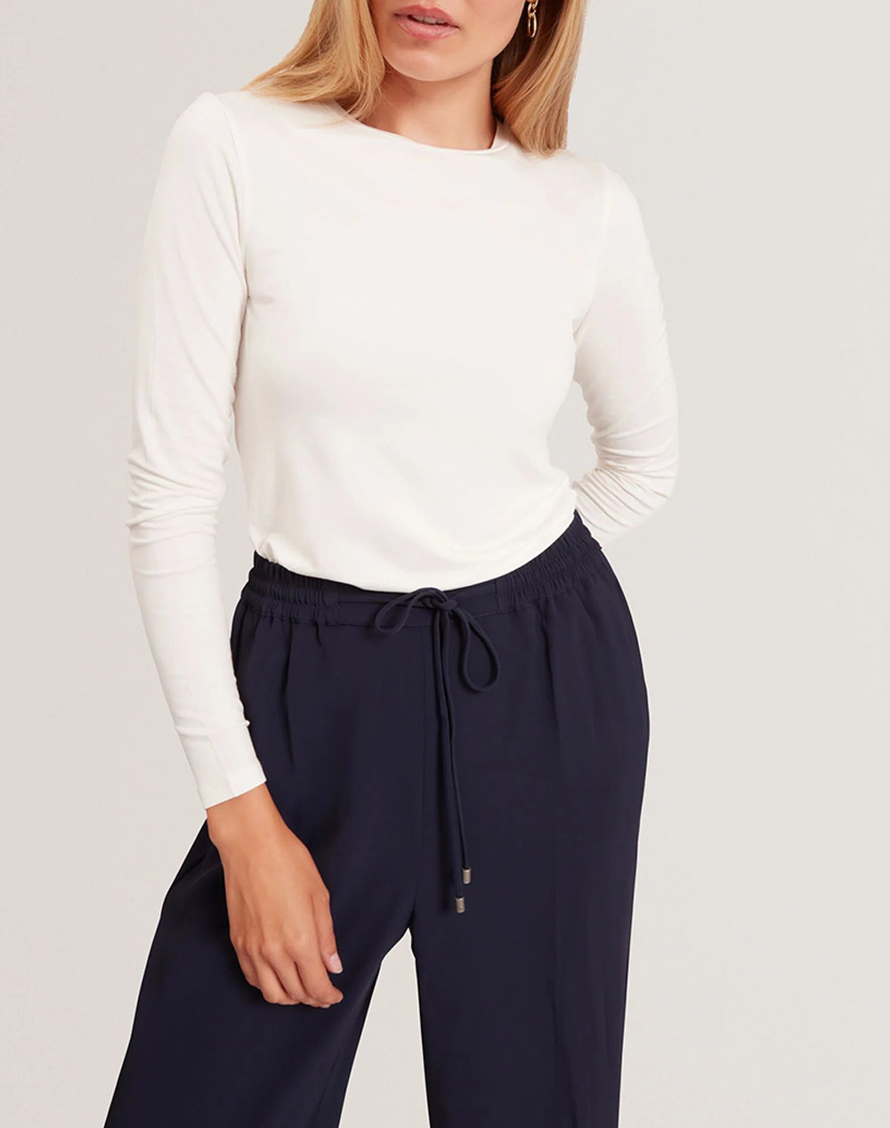 TED BAKER ARANIA Long Sleeve Fitted Jersey Top