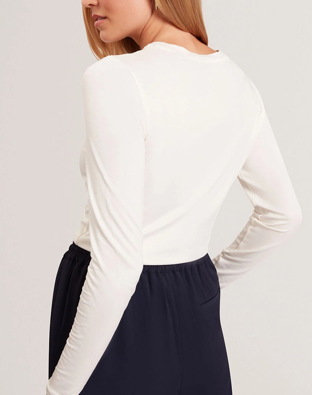 TED BAKER ARANIA Long Sleeve Fitted Jersey Top