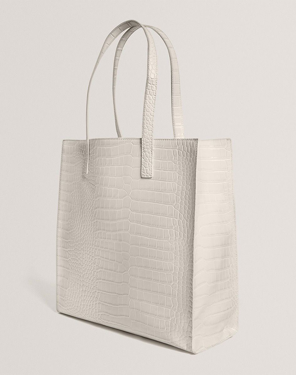 TED BAKER WENELLA Croc Effect Large Icon Bag