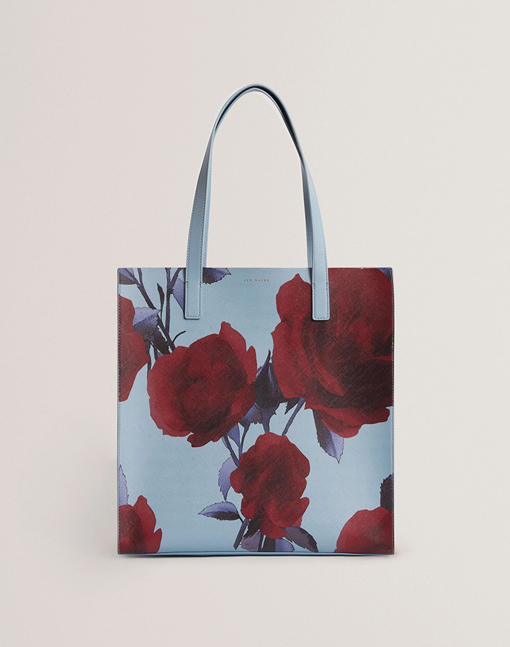 TED BAKER ELYZAA Large Rose Print Icon Bag