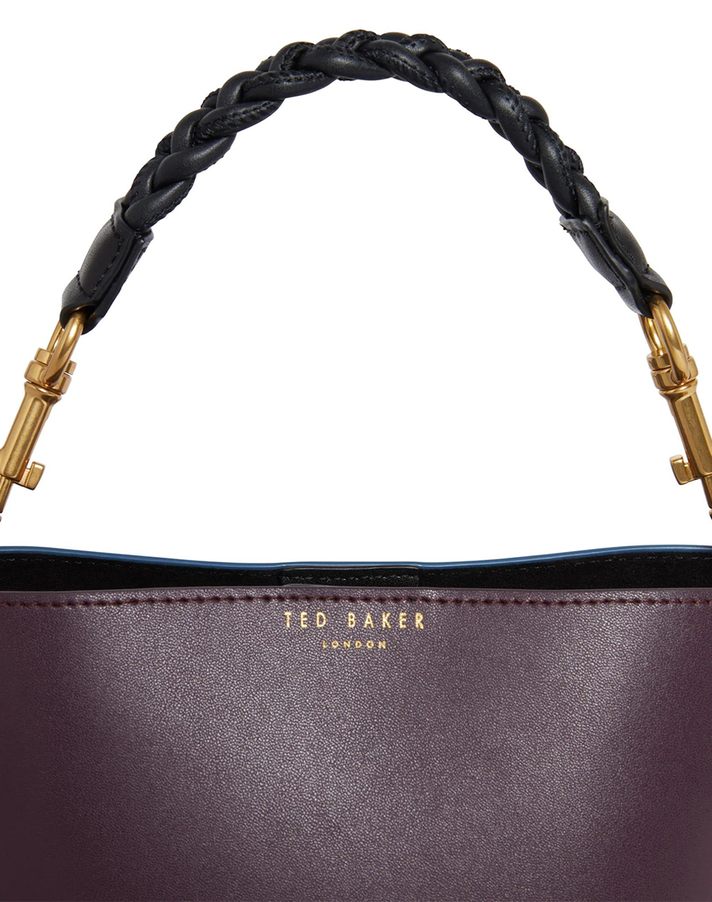 TED BAKER WYNOLA Woven Handle Colourblock Small Bag