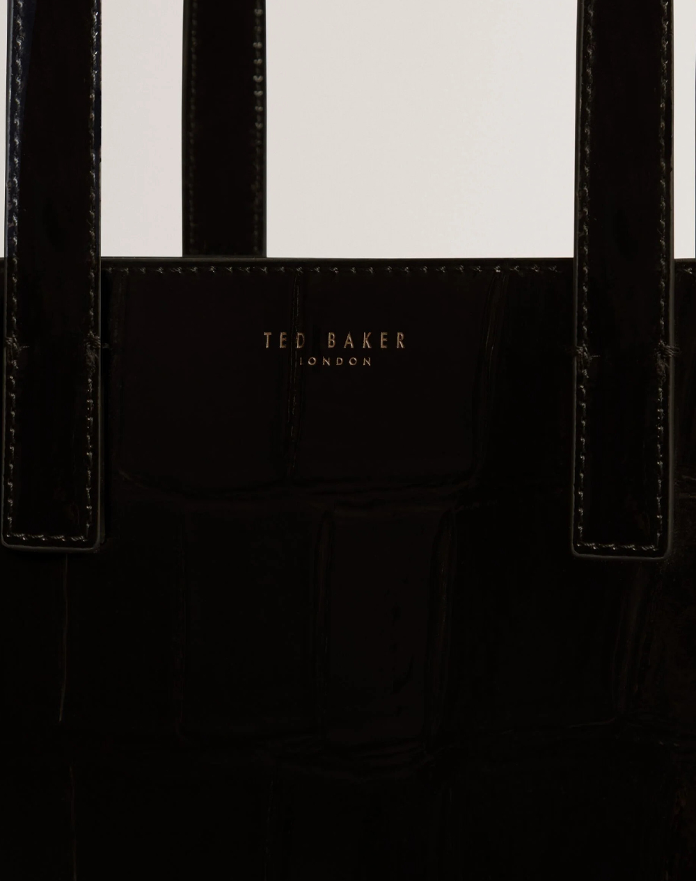 TED BAKER VIVANAA Croc Effect Small Icon Bag