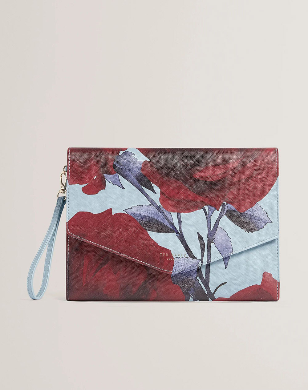 TED BAKER EMRYNN Rose Print Pouch