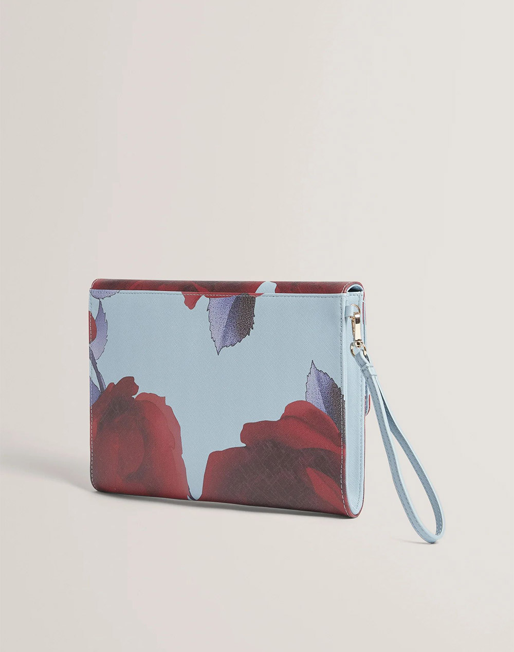 TED BAKER EMRYNN Rose Print Pouch