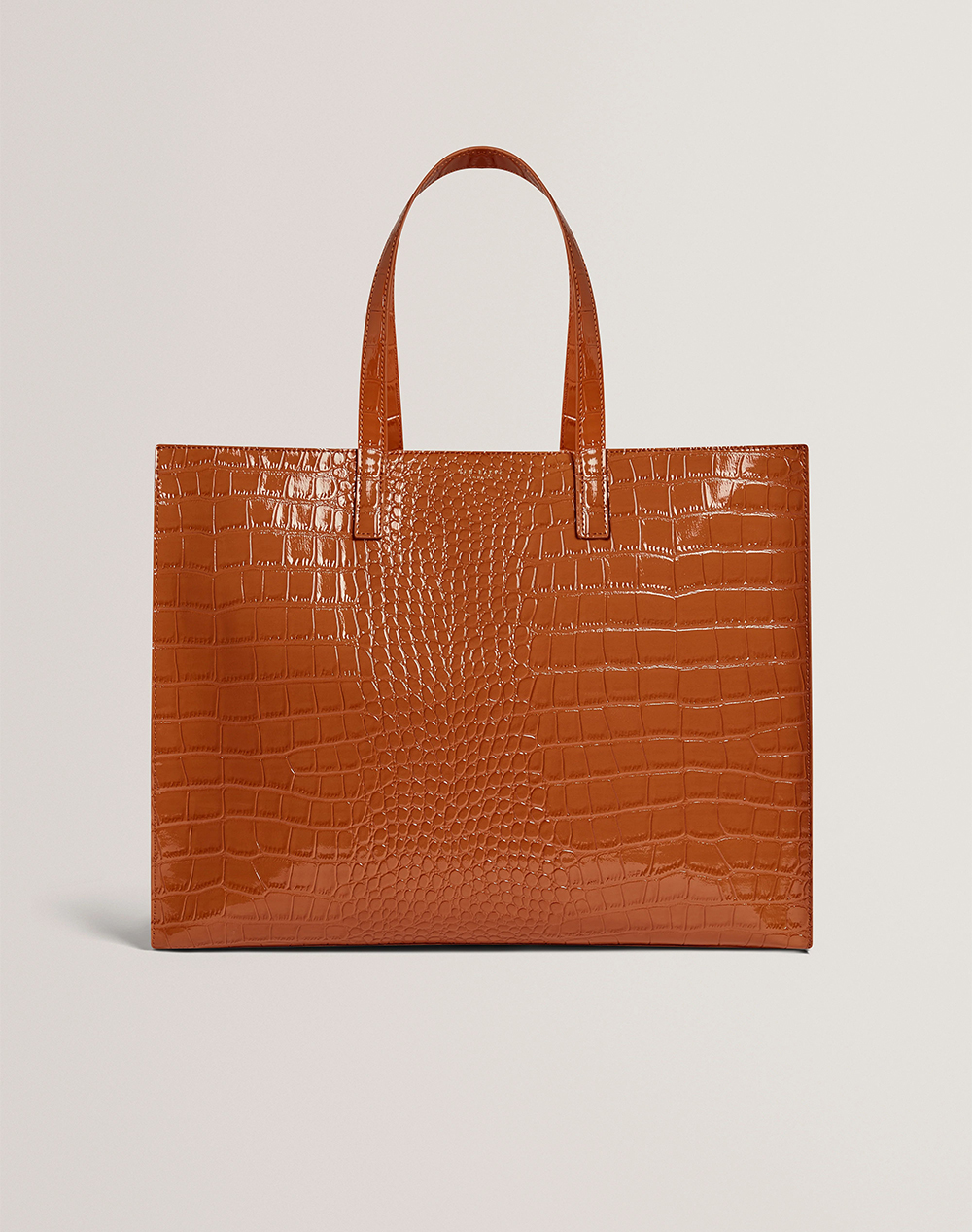 TED BAKER WELLMA Croc Effect Extra Large Icon Bag