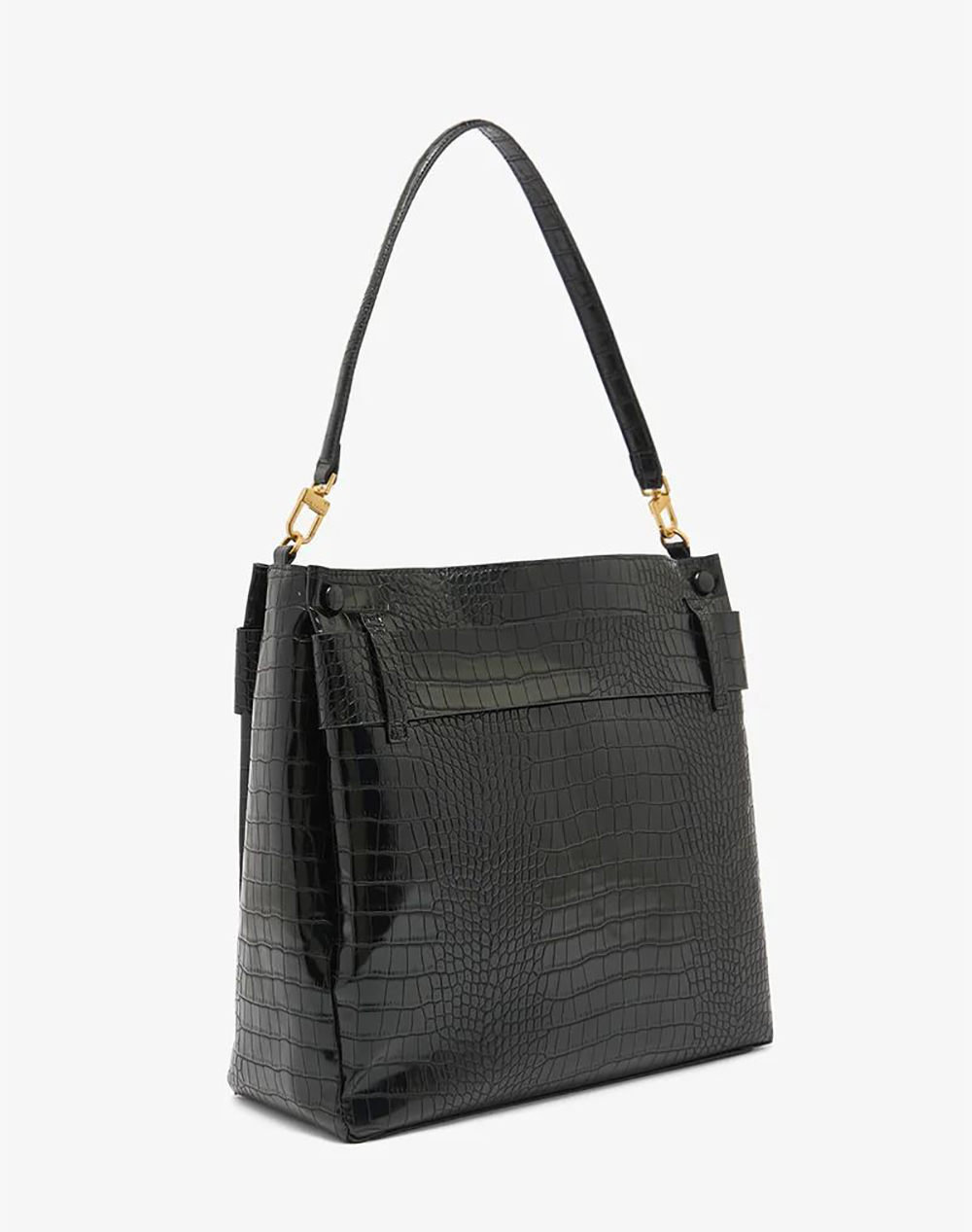 TED BAKER SSOFIA Large Croc Knot Bow Bag