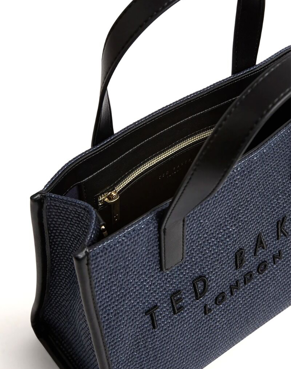 TED BAKER PAOLINA Faux Raffia Small Icon Bag