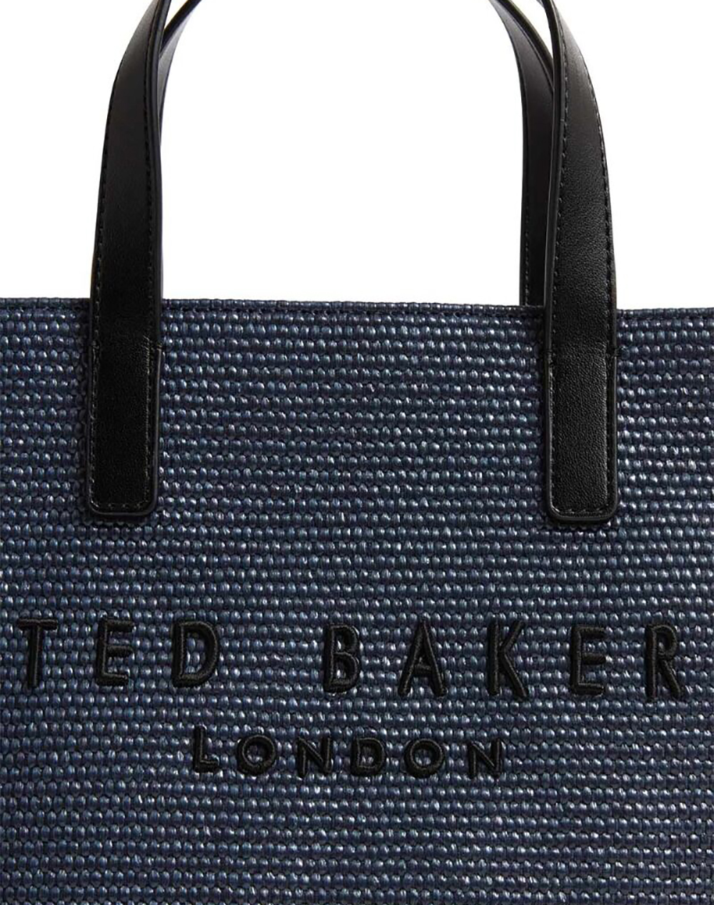 TED BAKER PAOLINA Faux Raffia Small Icon Bag