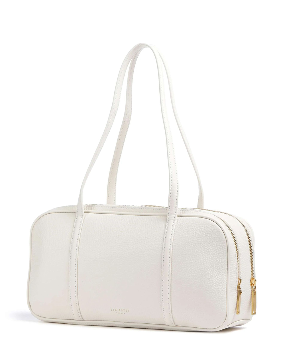 TED BAKER AMYLEE Double Zip Leather Bowler Bag