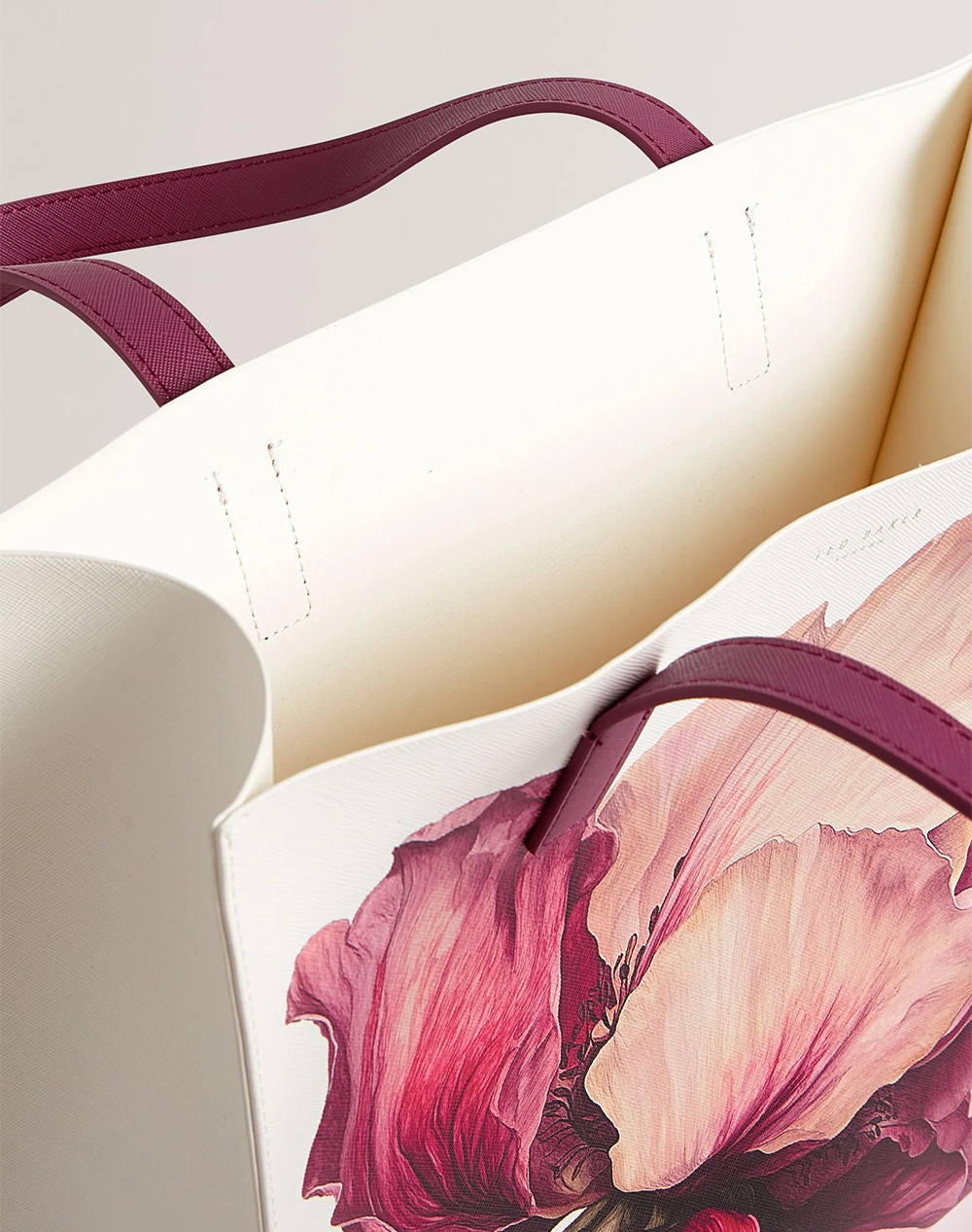 TED BAKER SHILVA Printed Flower Medium Icon Bag