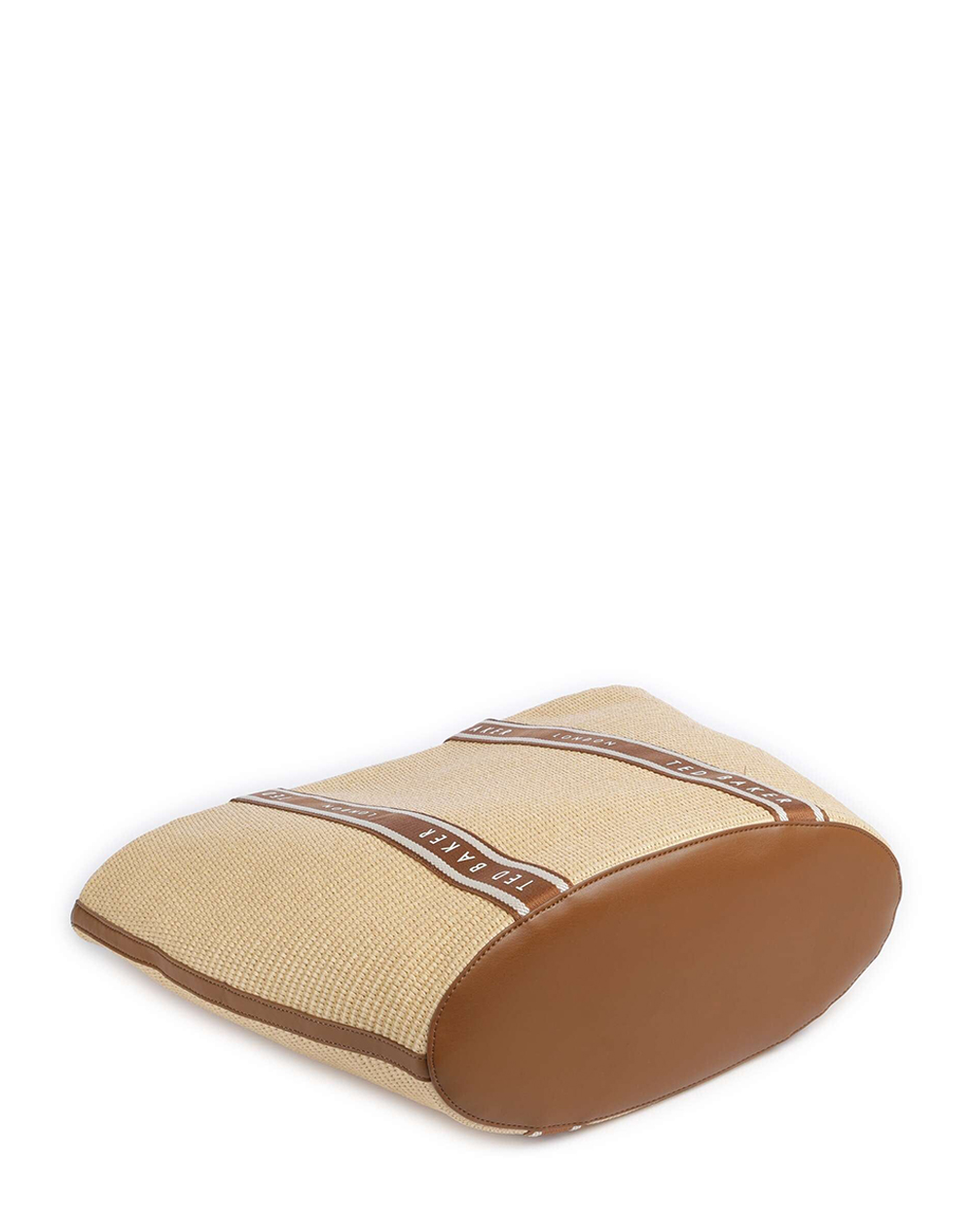 TED BAKER RAFIIA Webbing Detail Raffia Large Tote Bag