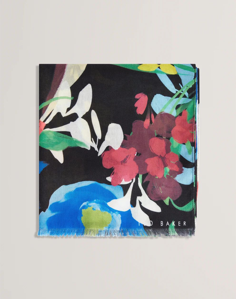 TED BAKER SANDYYS Bouquet Print Woven Scarf