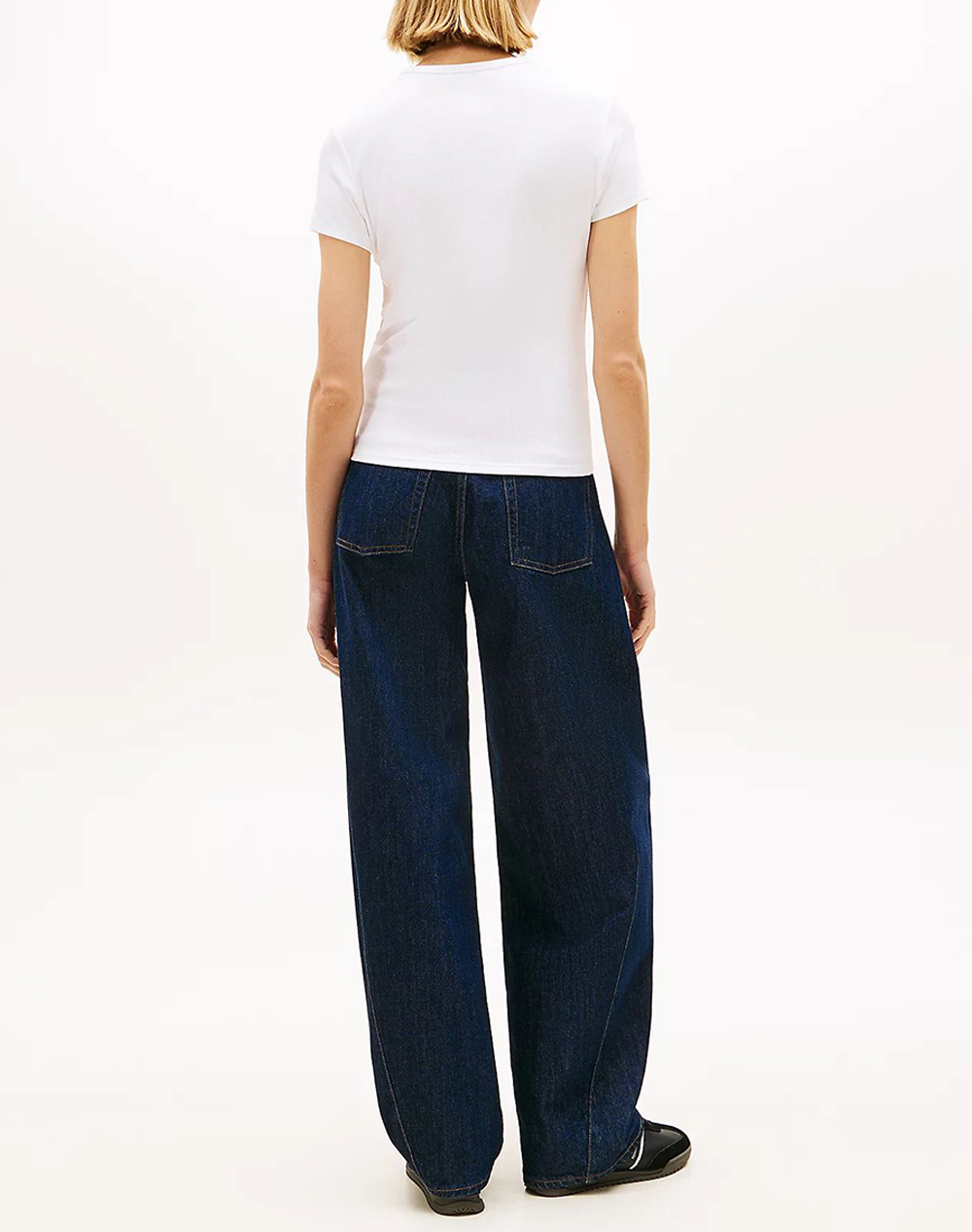 TOMMY JEANS TJW SLIM ESSENTIAL RIB SS EXT