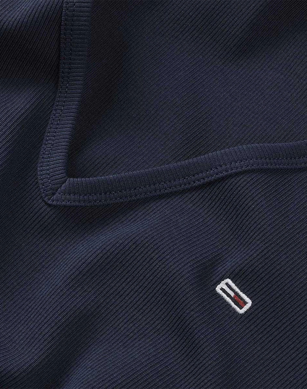 TOMMY JEANS TJW SLIM ESSENTIAL RIB V SS