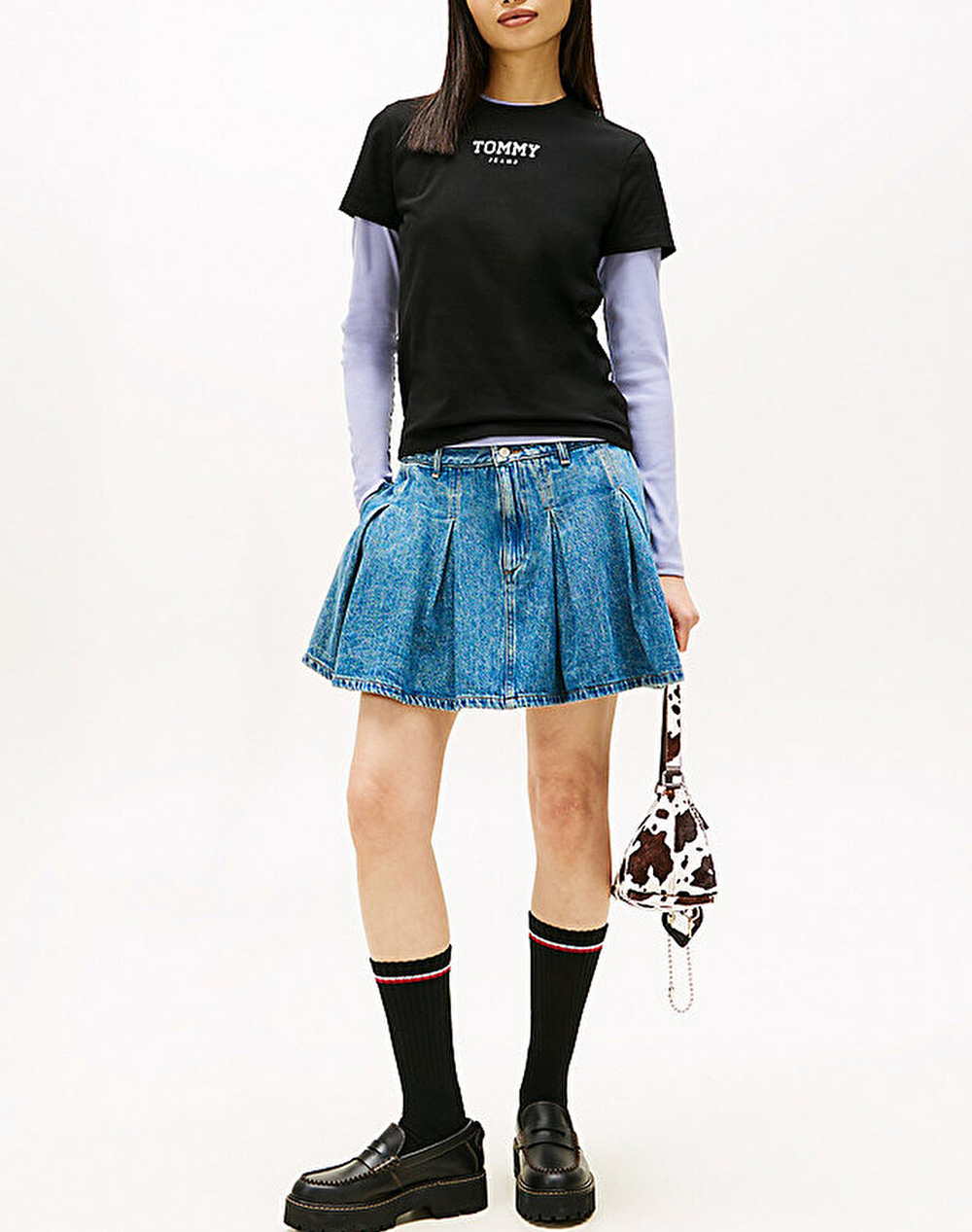 TOMMY JEANS TJW REG ESSENTIAL LOGO 2 TEE EXT