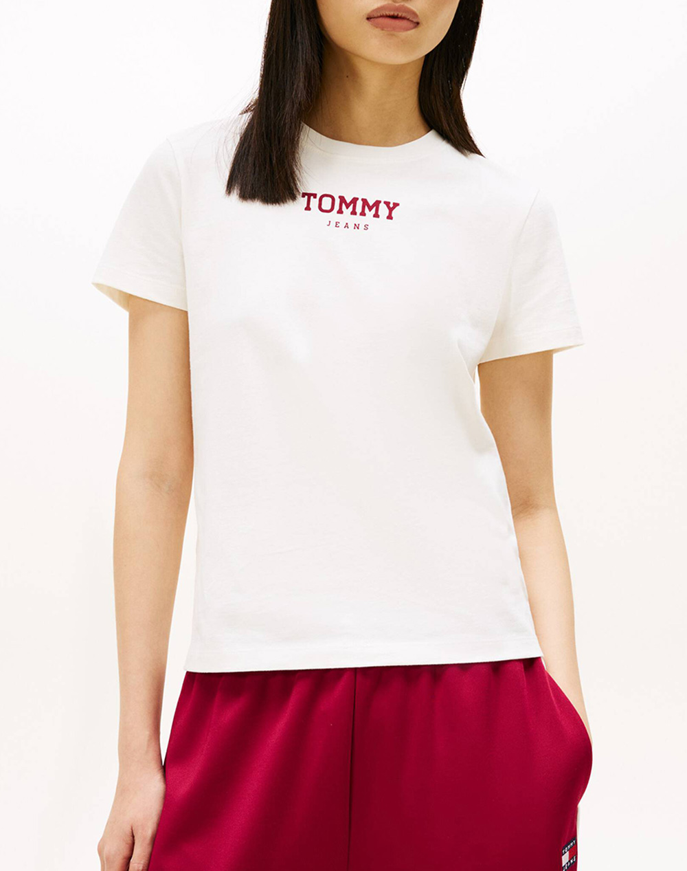 TOMMY JEANS TJW REG ESSENTIAL LOGO 2 TEE EXT