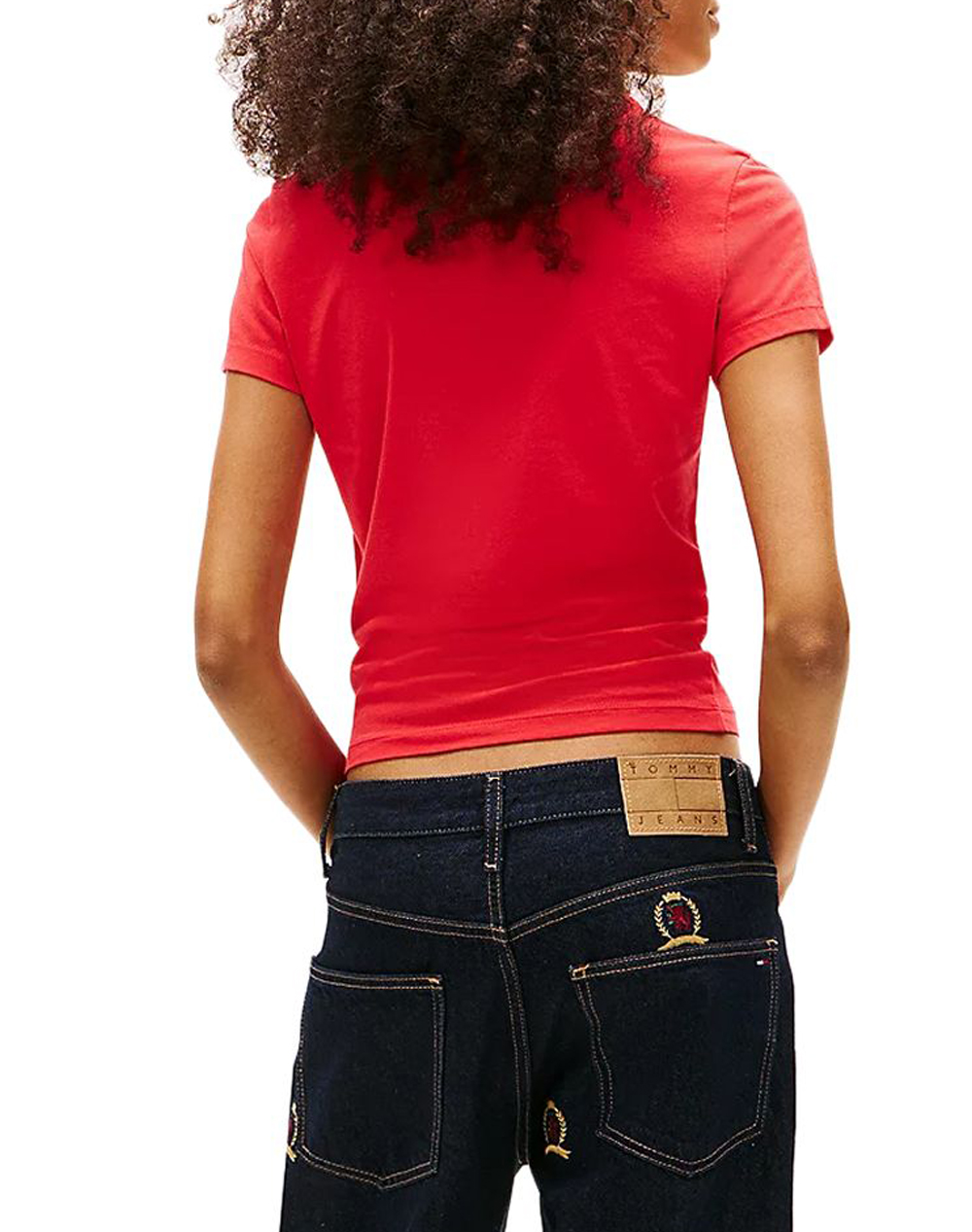 TOMMY JEANS TJW SLIM MULTI LINEAR SS TEE