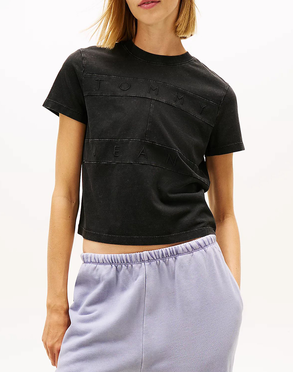 TOMMY JEANS TJW REG SH TONAL FLAG TEE