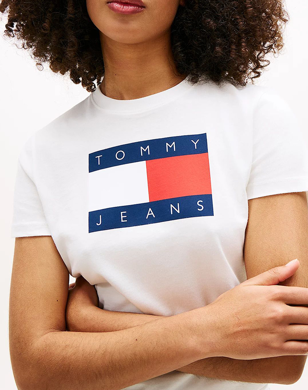 TOMMY JEANS TJW REG TJ FLAG SS TEE