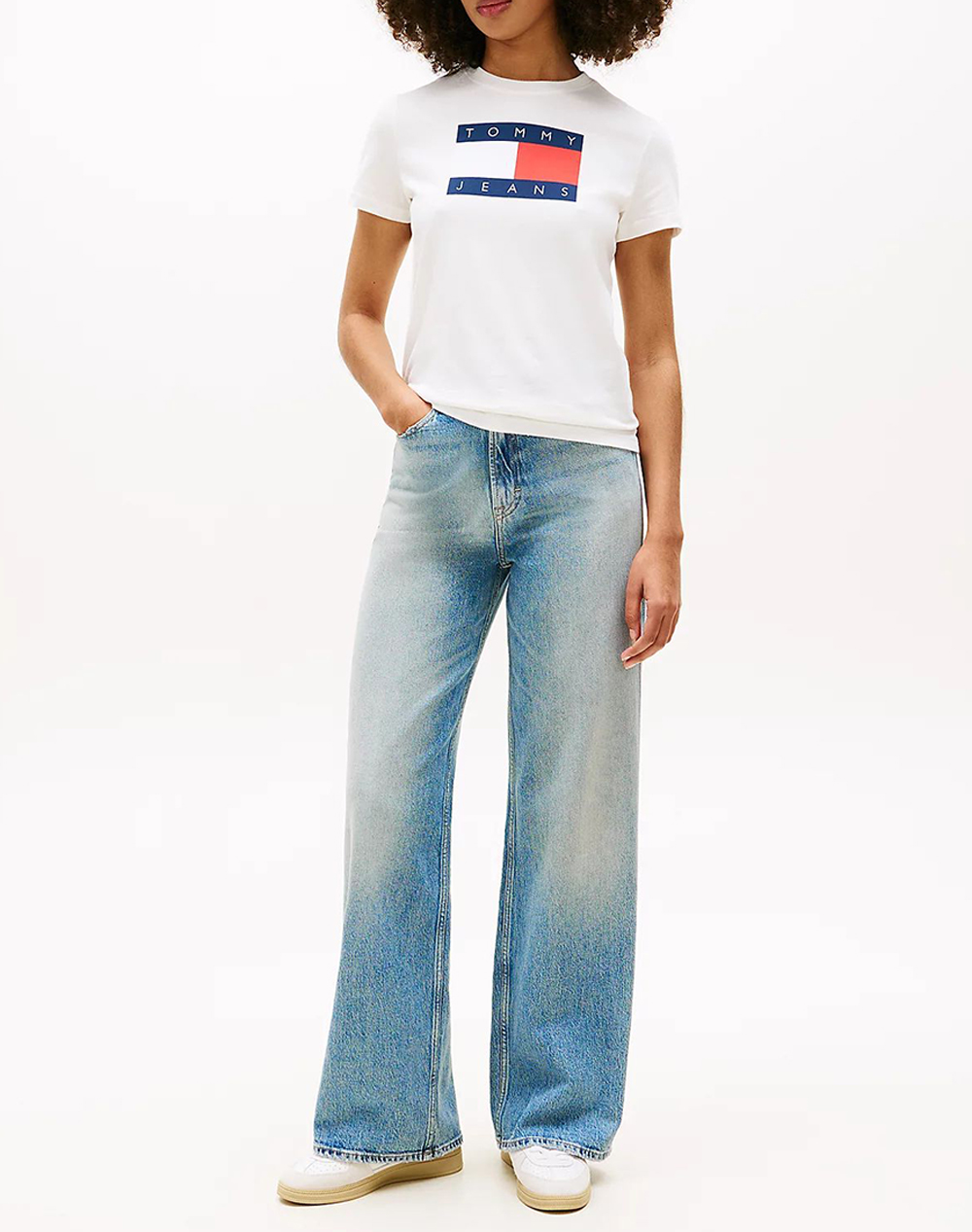 TOMMY JEANS TJW REG TJ FLAG SS TEE