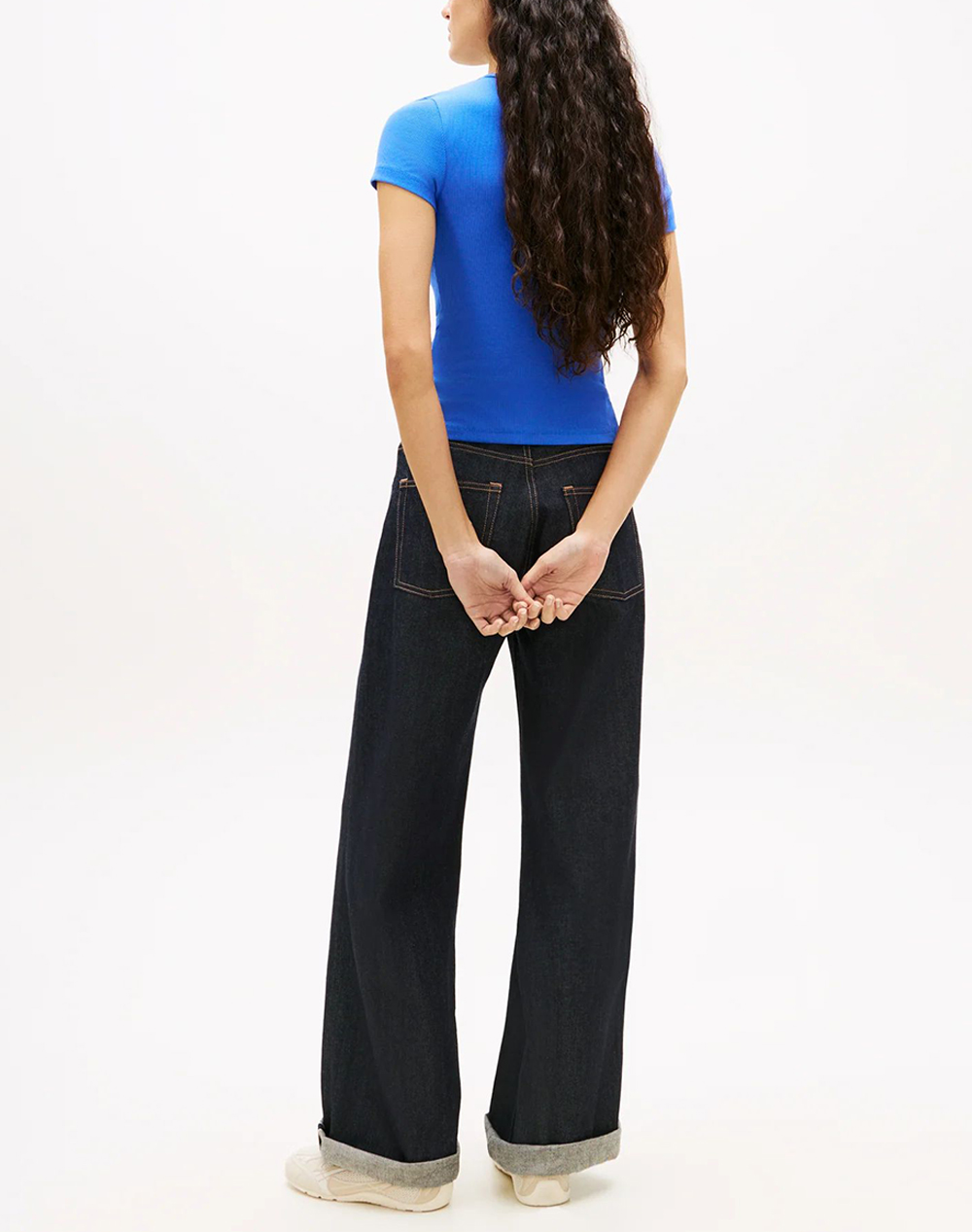 TOMMY JEANS TJW SLIM BADGE RIB TEE