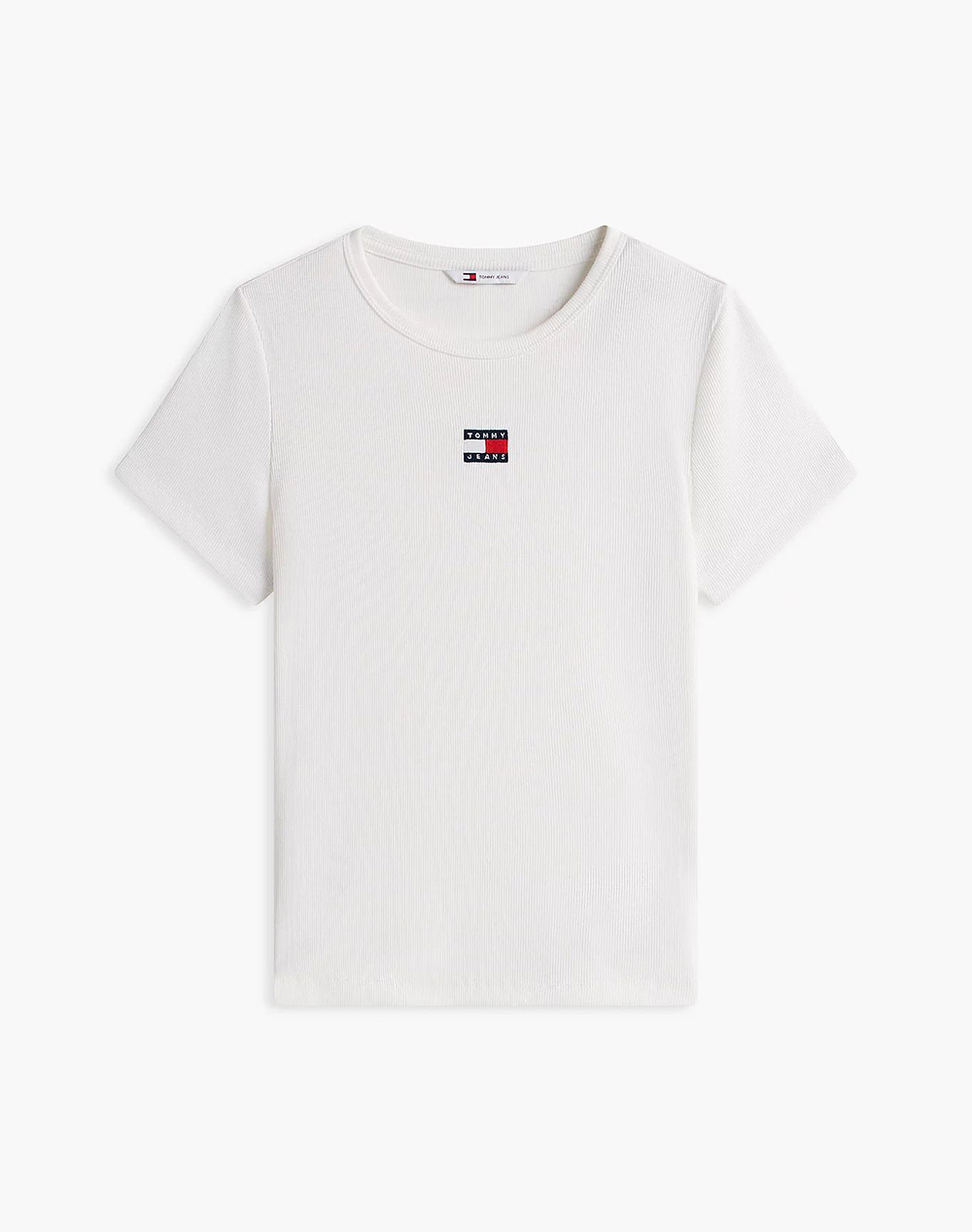 TOMMY JEANS TJW SLIM BADGE RIB TEE