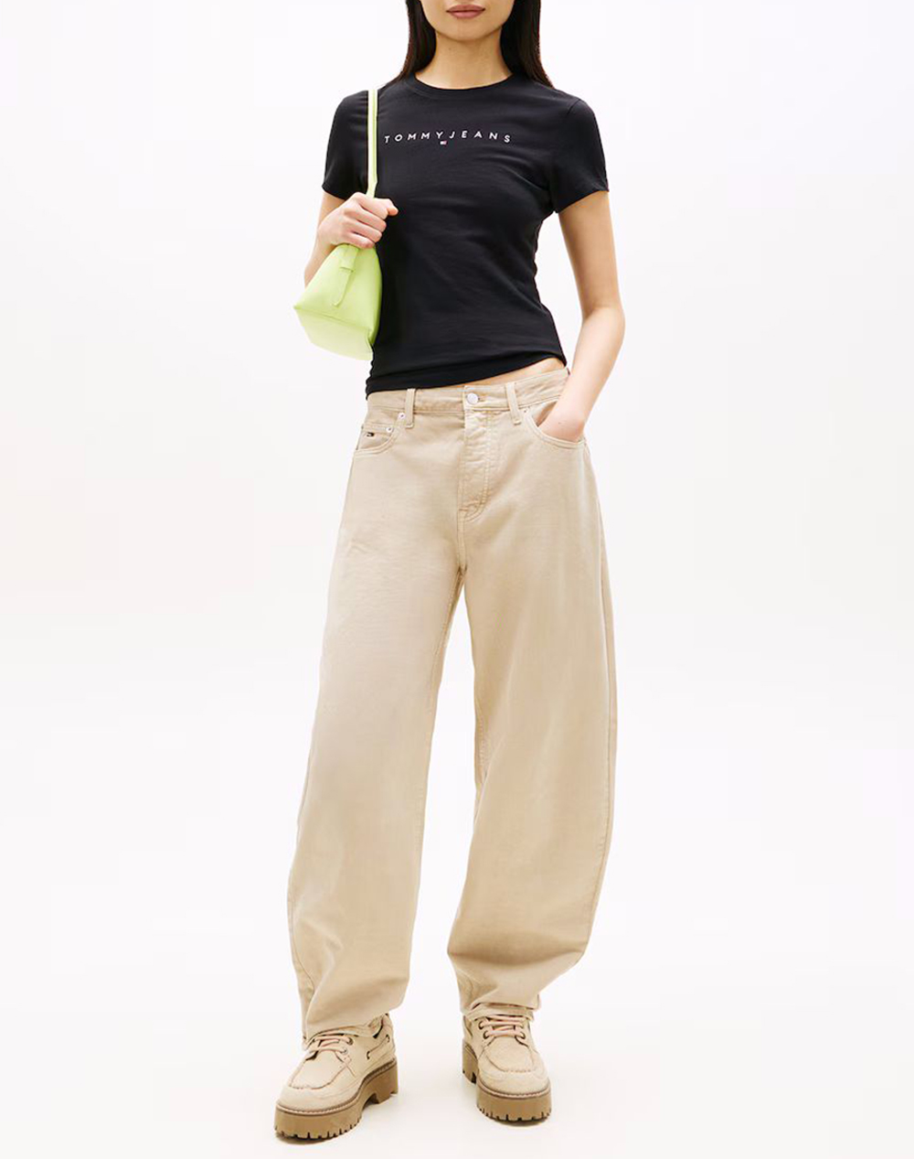 TOMMY JEANS TJW SLIM LINEAR TEE EXT