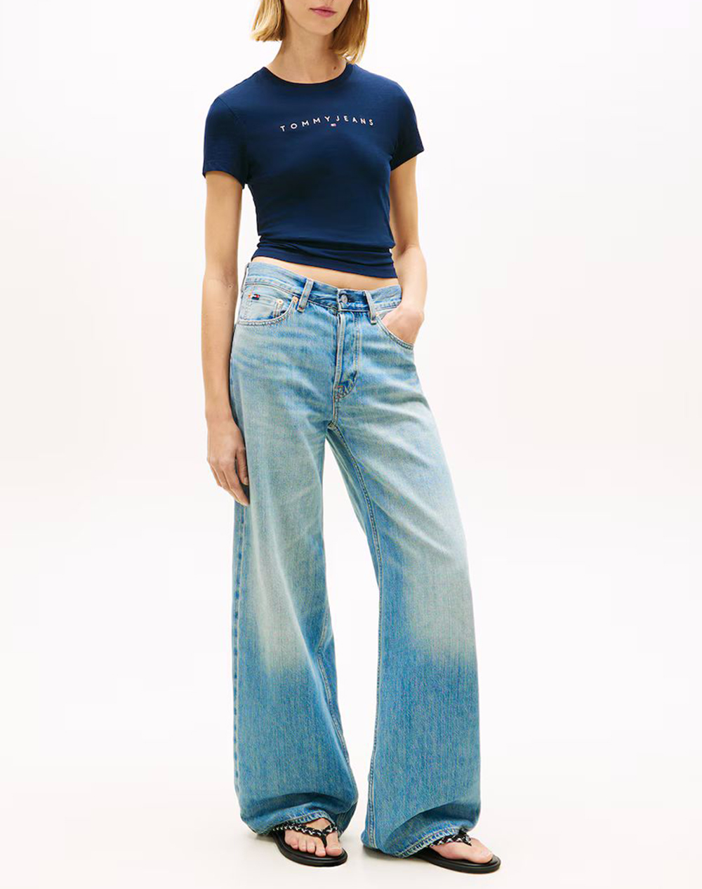 TOMMY JEANS TJW SLIM LINEAR TEE EXT