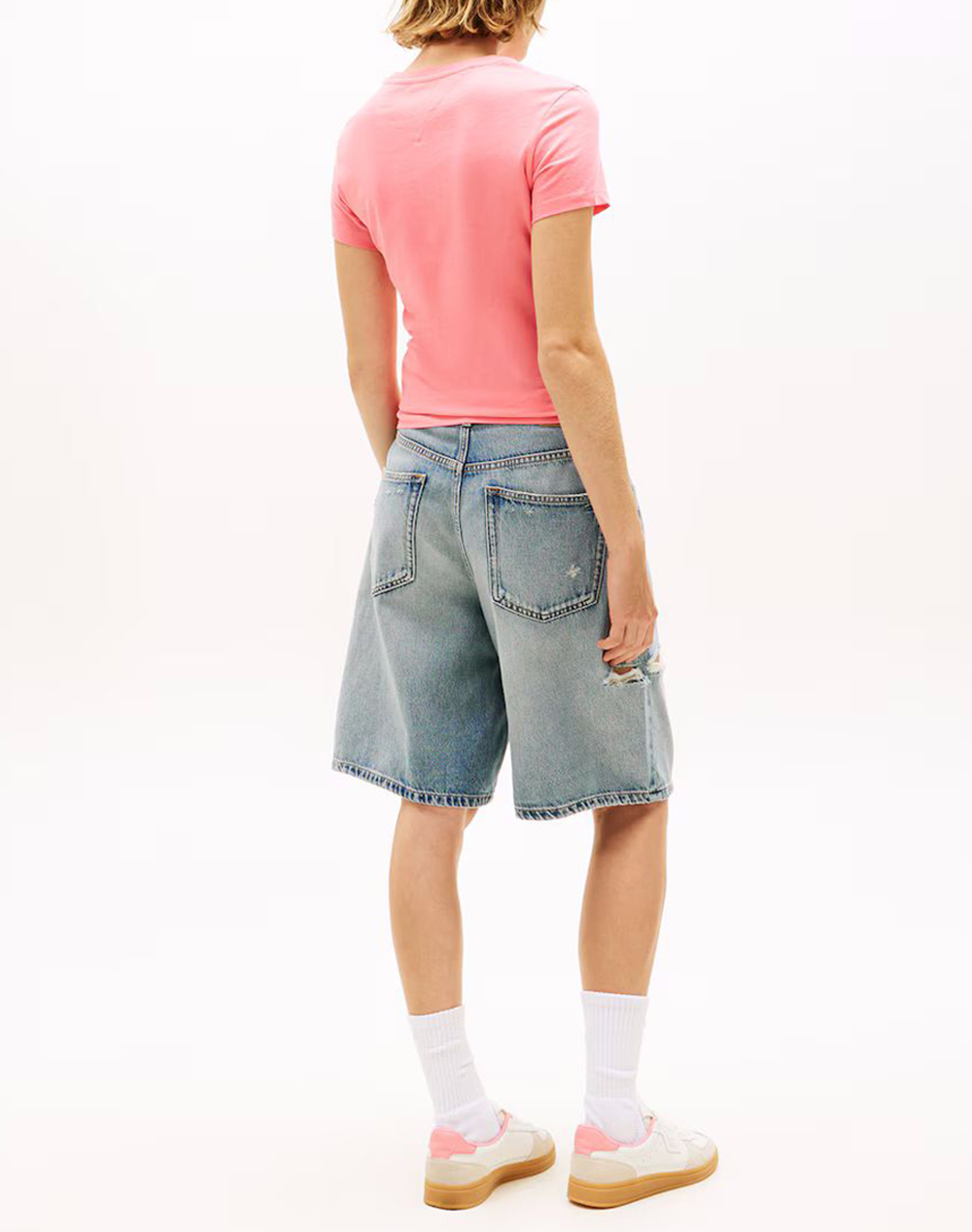 TOMMY JEANS TJW SLIM LINEAR TEE EXT