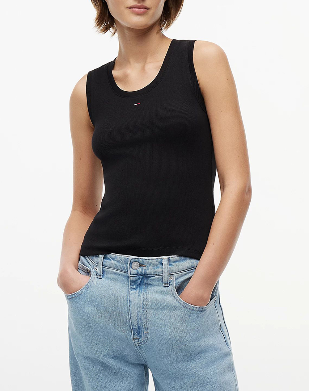 TOMMY JEANS TJW ESSENTIAL RIB TANK EXT